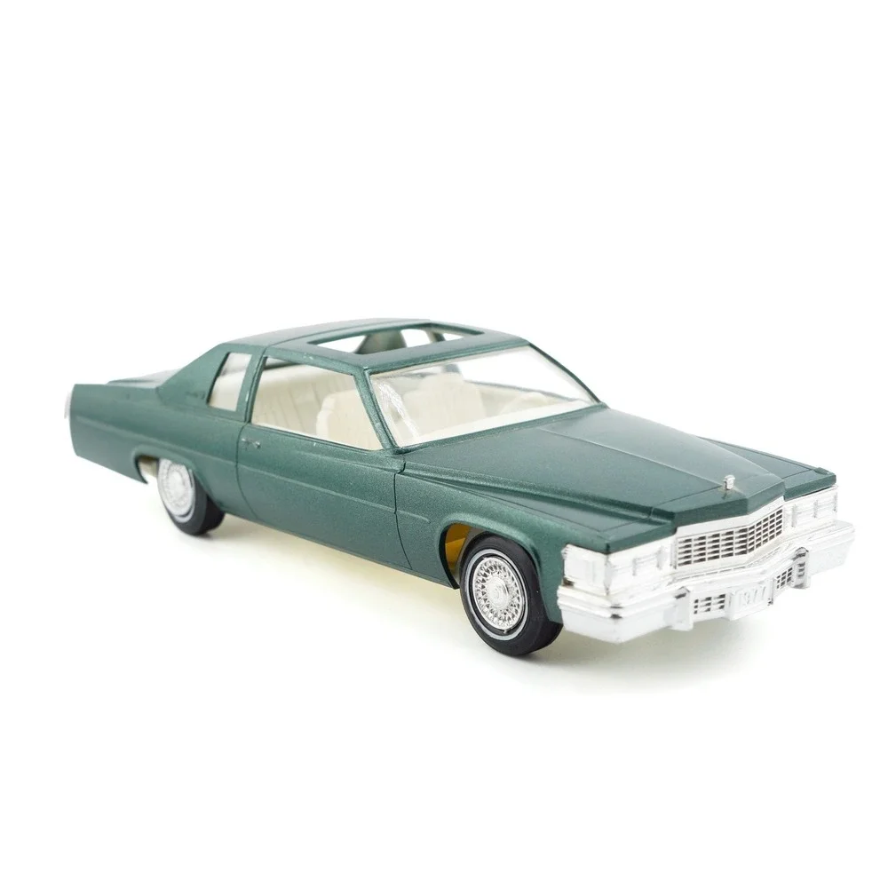1977 Cadillac Coupe DeVille Jo Han Dealer Promo Model Car Edinburgh Green 70s